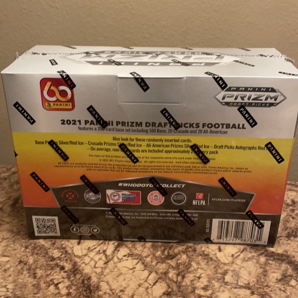 2021 Panini Prizm Collegiate Draft Picks Box Football Cards Trevor Lawrence - Picture 4 of 5